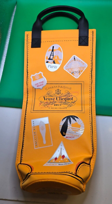 Veuve Clicquot Champagne Travel Bag Insulated Carry Case Leather