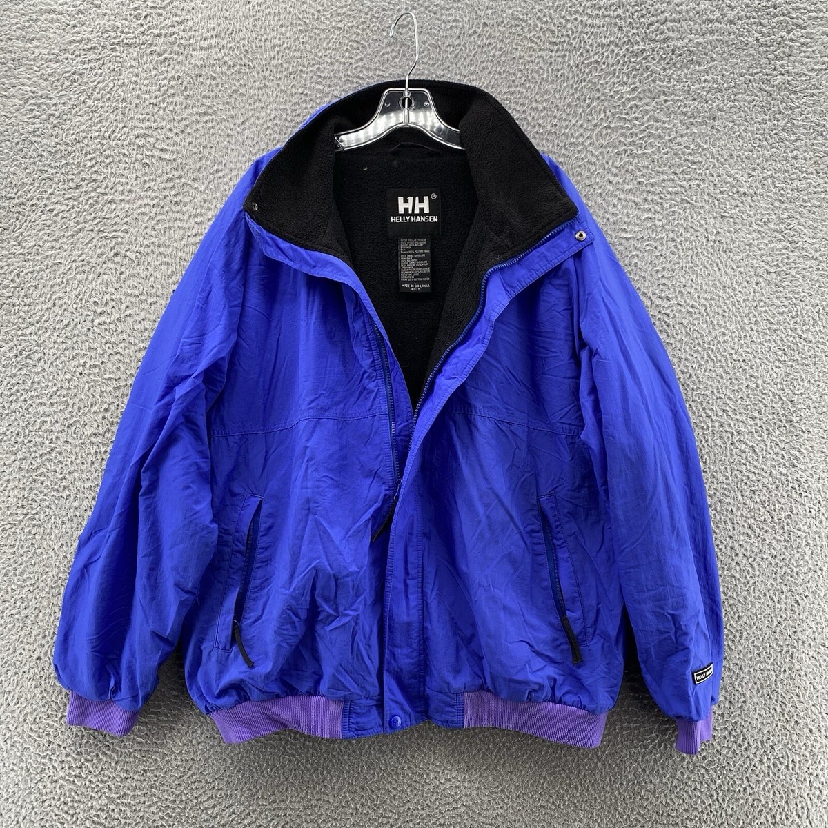 ジャケット・アウター 00s HELLY HANSEN ski jacket y2k archive Vintage HELLY HANSEN Ski Jacket Mens L Purple Retro Helly