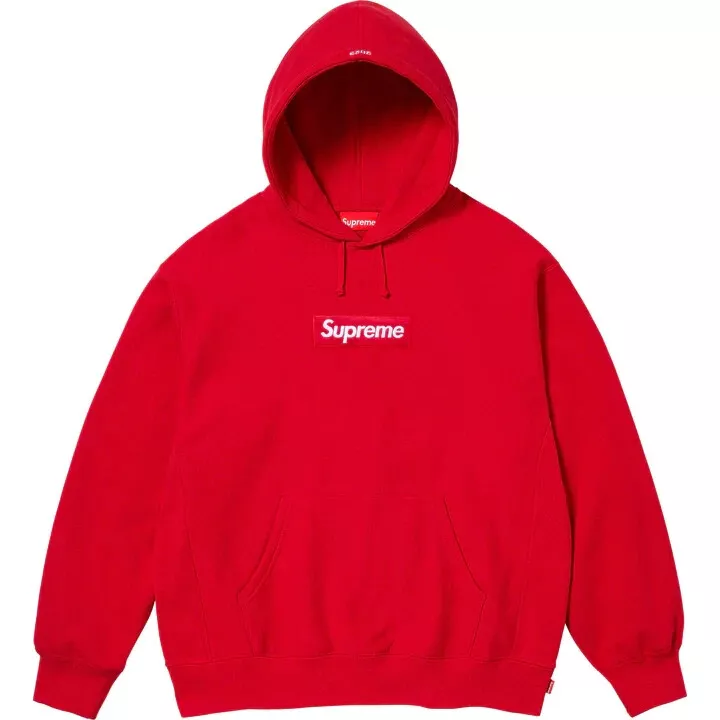 Supreme Box Logo Hooded Sweatshirt FW 2023 Red Size Medium