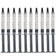 45% PEROXIDE GEL TEETH WHITENING TOOTH WHITENER BLEACH 10 SYRINGES DENTAL REFILL