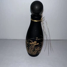Zen by Shiseido Women Perfume .98 Oz Bottle Black With Gold Details Empty