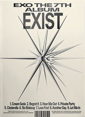 EXO [EXIST] 7th Album PHOTO BOOK E Ver/CD+Book+Post Card+Card+etc K-POP SEALED