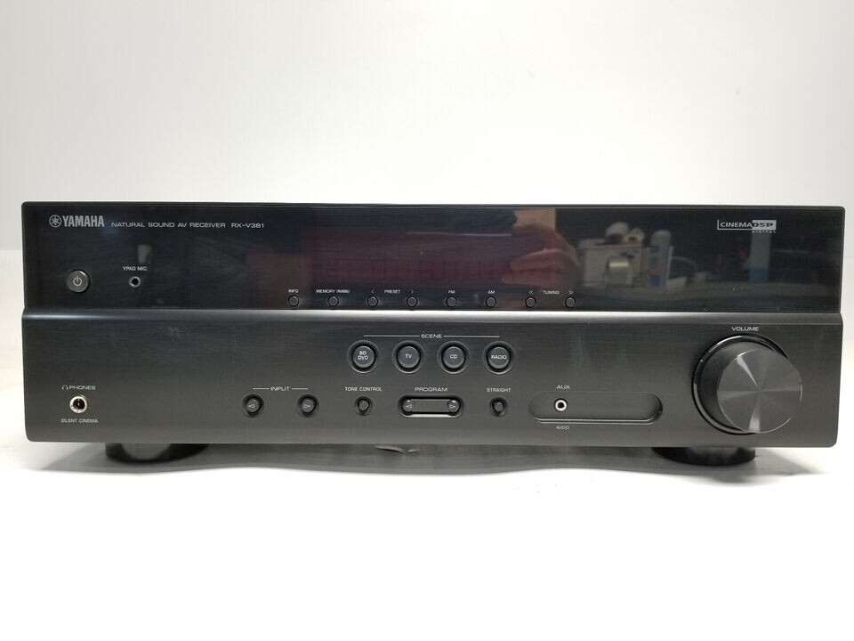 Yamaha RX-V381 5.1 Channel A/V Receiver Home Theater Receive