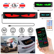 USB LED Car Flexible Sign Scrolling Message RGB Display Screen APP Programmable