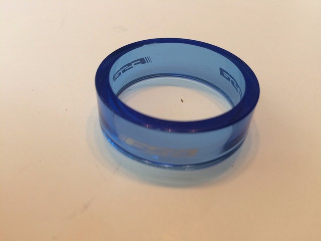 Bicycle Spacer Carbon 10mm Blue 1 Piece 1 1/8 inch A-Head Bicycle Spacer Carbon 10mm Blue 1 Piece 1 1/8 inch A-Head