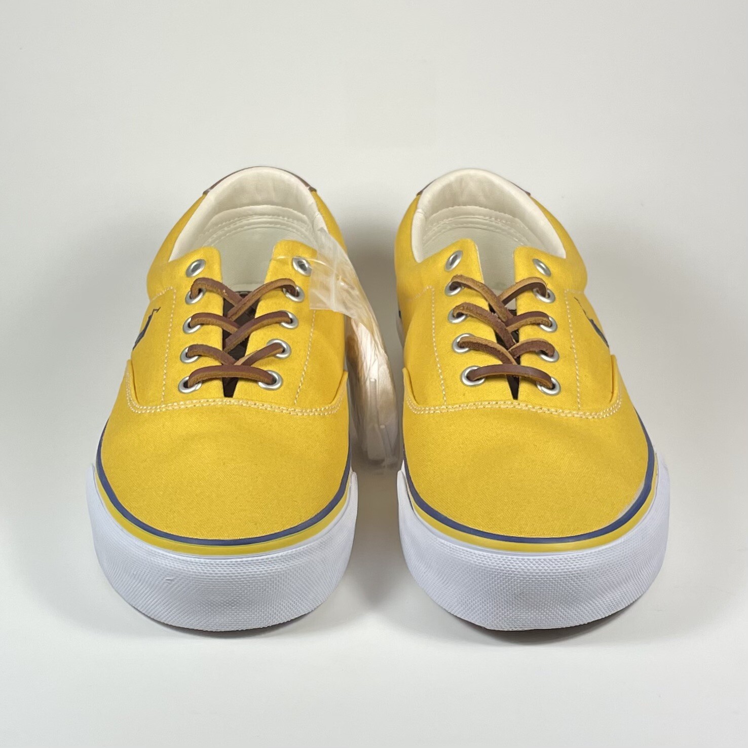 Polo Ralph Lauren Keaton Sneaker in tela con lacci pony giallo senape uomo taglia 10