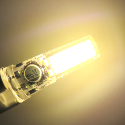 10pcs E12 Candelabra C7 COB 2508 LED bulb 3W DC12~24V White
