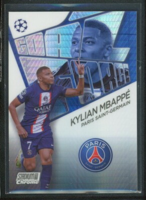 2023 KYLIAN MBAPPE 002/199 TOPPS CHROME STADIUM CLUB UEFA