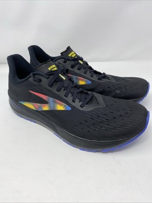 Brooks Hyperion Tempo Mens Running Shoe Black Sunset Iridescent 13D Very Good