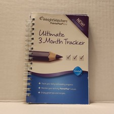 Weight Watchers/WW Points Plus Ultimate 3 Month Tracker Journal Diary 2012 USED