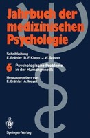 Psychologische Probleme In Der Humangenetik Annelene Meyer