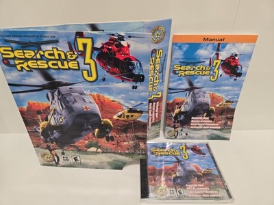 Search & Rescue 3 PC CD-ROM Sealed New Big Box Manual US Coast Guard Simulator