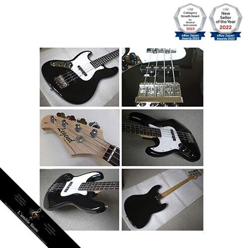 Bass for beginners left-handed Legend LJB-Z LH BK Legend Jazz Bass 