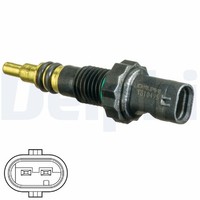 KüHlmittel Wasser Temperatur Sensor Delphi TS10495 FüR F11 E81 R59 F21 E87 X3 X1