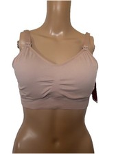 isabel maternity by ingrid isabel Nude 2 In 1 Nursing Pumping Bra Sz L NWT