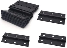 Black Butt Hinges 12 PCS 2 Inch for Cupboard Cabinet Home Furniture Door