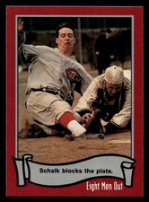 1988 Pacific Schalk blocks the plate #51 Eight Men Out