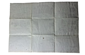 Magic of Scheherazade CUL-AS-US NES Nintendo Insert Poster / Map Only