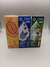 Lot Of 3 Cirkul Cartridges Blueberry Grape,lemonade, Kiwi Berry NEW