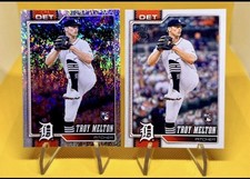 2026 Topps Series 1 Troy Melton RC #212 Silver Crackleboard Foil Board + Base