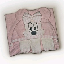 Baby Shower 0-9 Mo Hooded Towel W/3 Washcloths 4 Pc Set Disney Infant Soft NEW