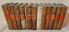 12 Antikbücher 1838 SCHILLER SÄMTLICHE WERKE 12 Bänder Stuttgart - Tübingen