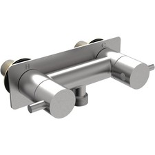 4 Inch All Metal RV Camper Shower Faucet Valve Diverter Brushed Nickel