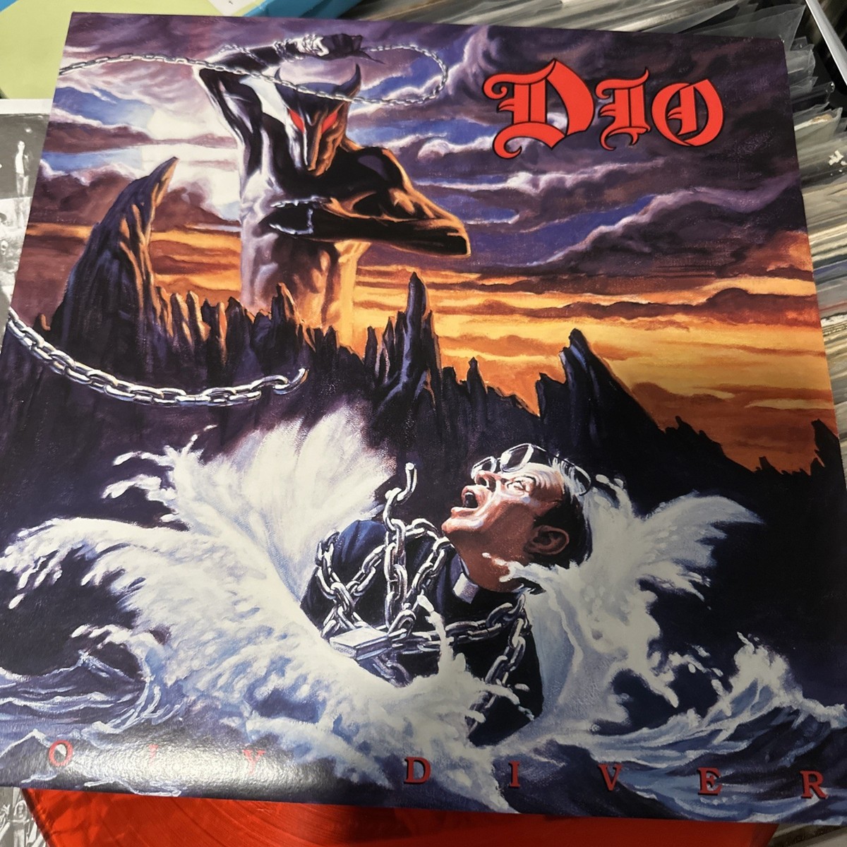 Dio - Holy Diver LP 2018 Warner Bros – R1 23836 [RED VINYL] NM/NM