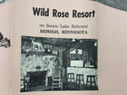 1950s WILD ROSE RESORT Bemidji Minnesota LAKE BELTRAMI Lodge Brochure Vintage — photo 2