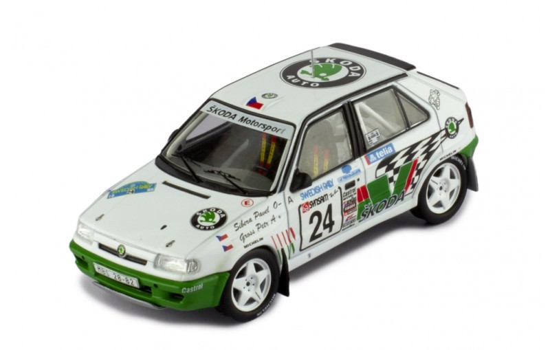 Skoda Felicia Kit Car 24 IXOMODELS miniature de rallye Suede 1995 en metal 1/43