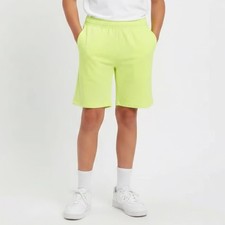 DSG Boys Agility Short Light Lime Neon Yellow Athletic Shorts Size Large 14-16
