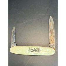Vintage Contento Berlin Germany Folding Pocket Knife 2 Blade Souvenir Fair