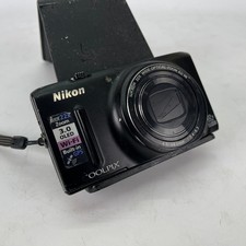 Nikon Coolpix S9500 18.1MP Digital Camera Wi-...