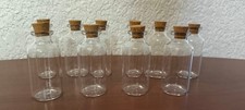 20pcs 30ml Empty Sample Vials Clear Glass Bottles with Corks Jars Home NEW