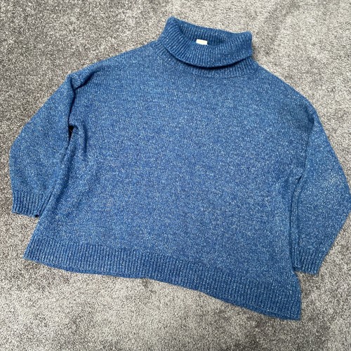 Elk Jumper Womens Size S/M Knit Wool Blend Long Sleeve Turtle Neck Ladies - Picture 4 of 14