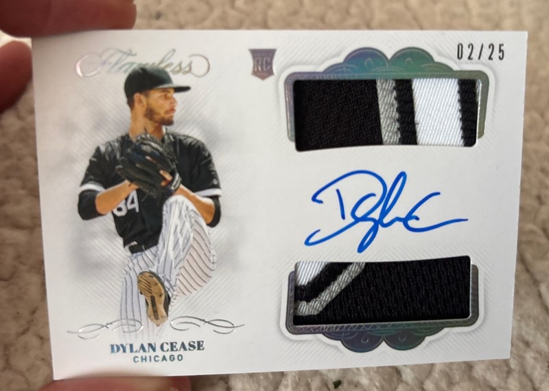 2020 Panini Flawless Rookie Patch Auto #H-DC Dylan Cease #2/25