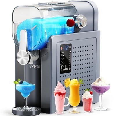 2-in-1 Slushie & Soft Serve Ice Cream Maker, 96oz Vessel No-Ice-Needed