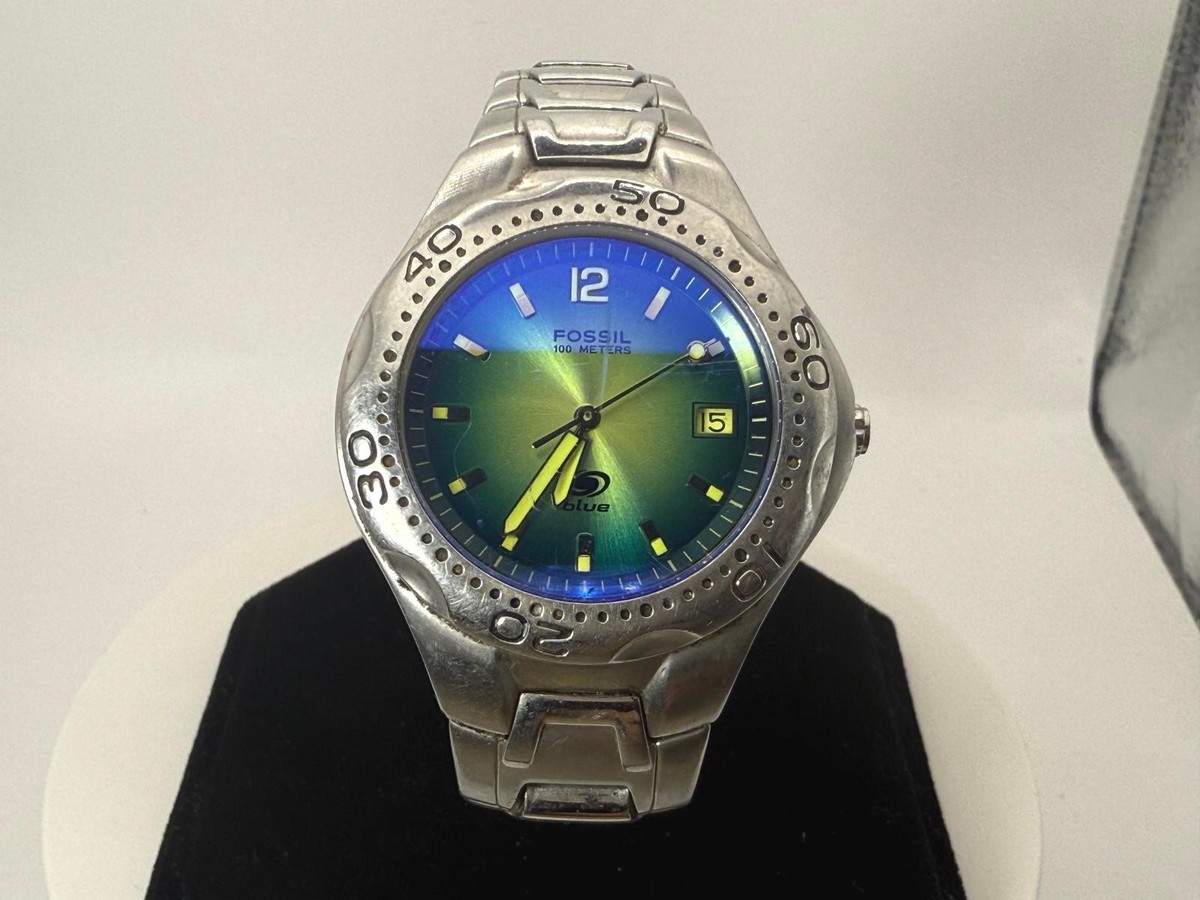 Fossil Blue 100m Mens Watch Am-3520 for sale online