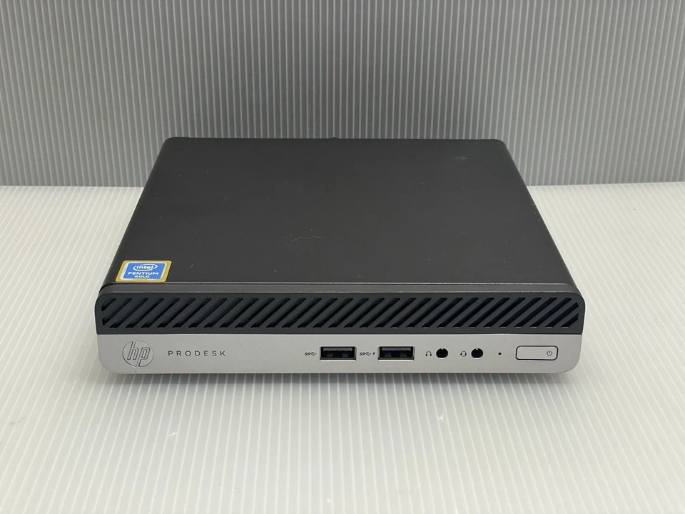 HP ProDesk 400 G4 DM Intel Pentium Gold G5400T 4GB DDR4 500GB HD +KB, Mouse, PSU - Image 2 of 4