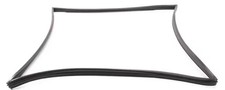True 810808 OEM T-23 / 49 Refrigeration 26.5" x 25.5" Black Door Gasket