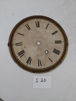 SETH THOMAS SCHOOLHOUSE REGULATOR WALL CLOCK DIAL 8 1/4 INCHES