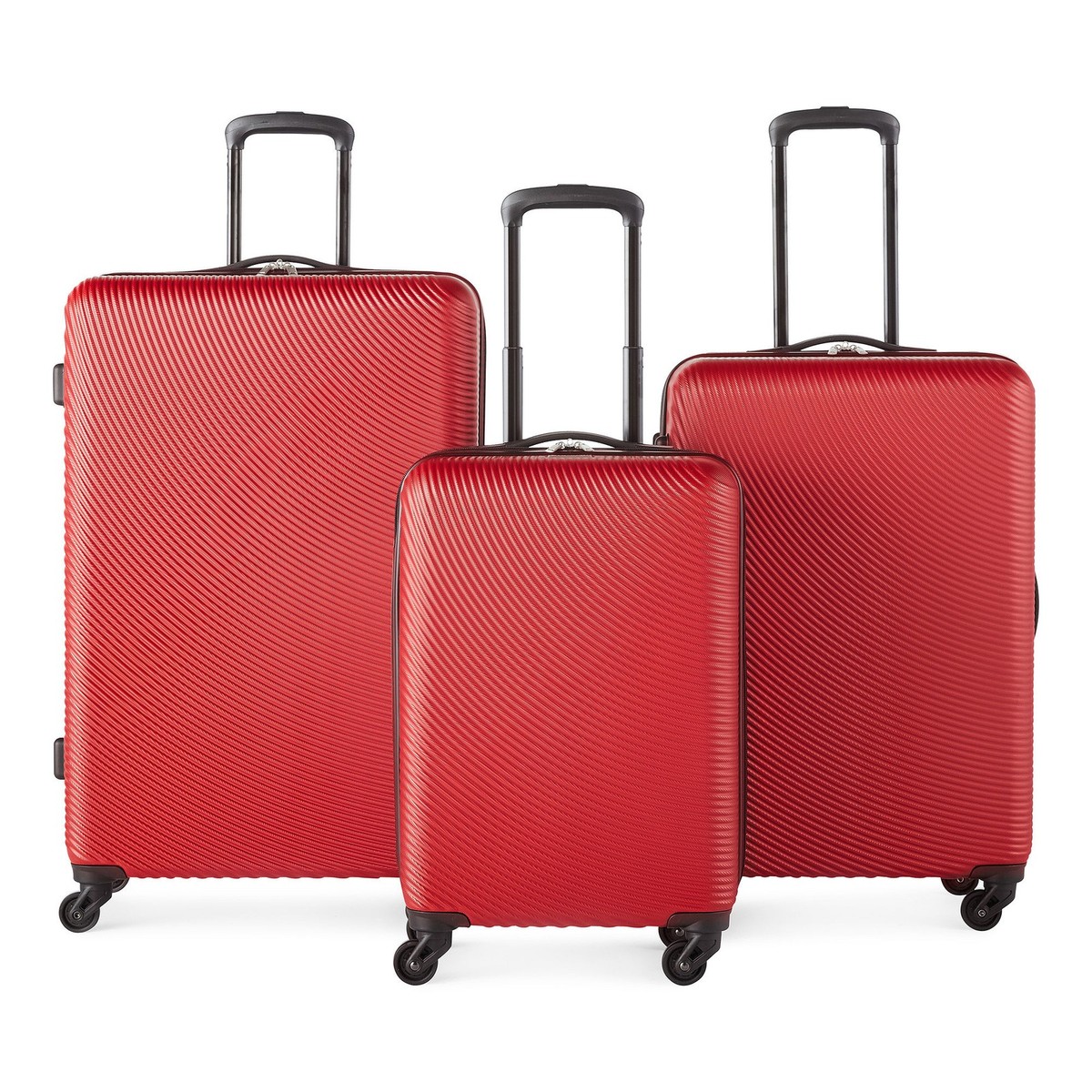 Protocol Saltaire 3-pc. Hardside Lightweight Luggage Set, Red