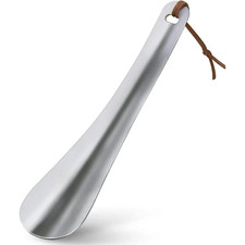 Stainless Steel Shoe Horn  1PC Metal Shoe Helper for Elderly Men Women  Easy S