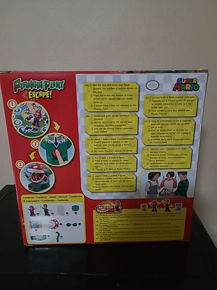 Juegos Super Mario Piraña Planta Escape! - Juego de acción de mesa para edades 4+ wi Foto 3 de 4