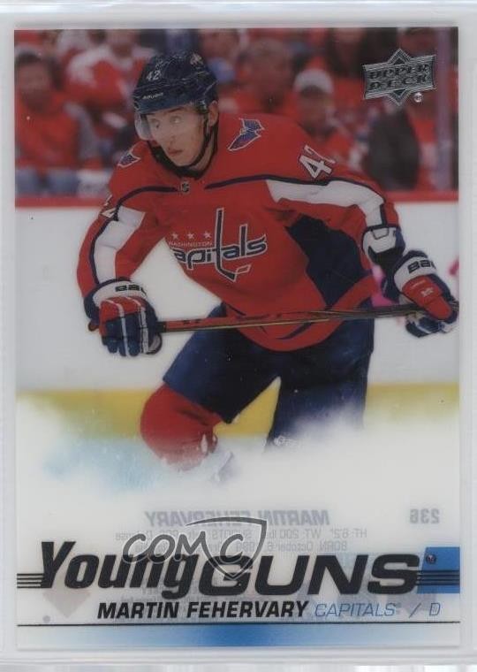 2019-20 Upper Deck Young Guns Clear Cut Martin Fehervary #236 0c3