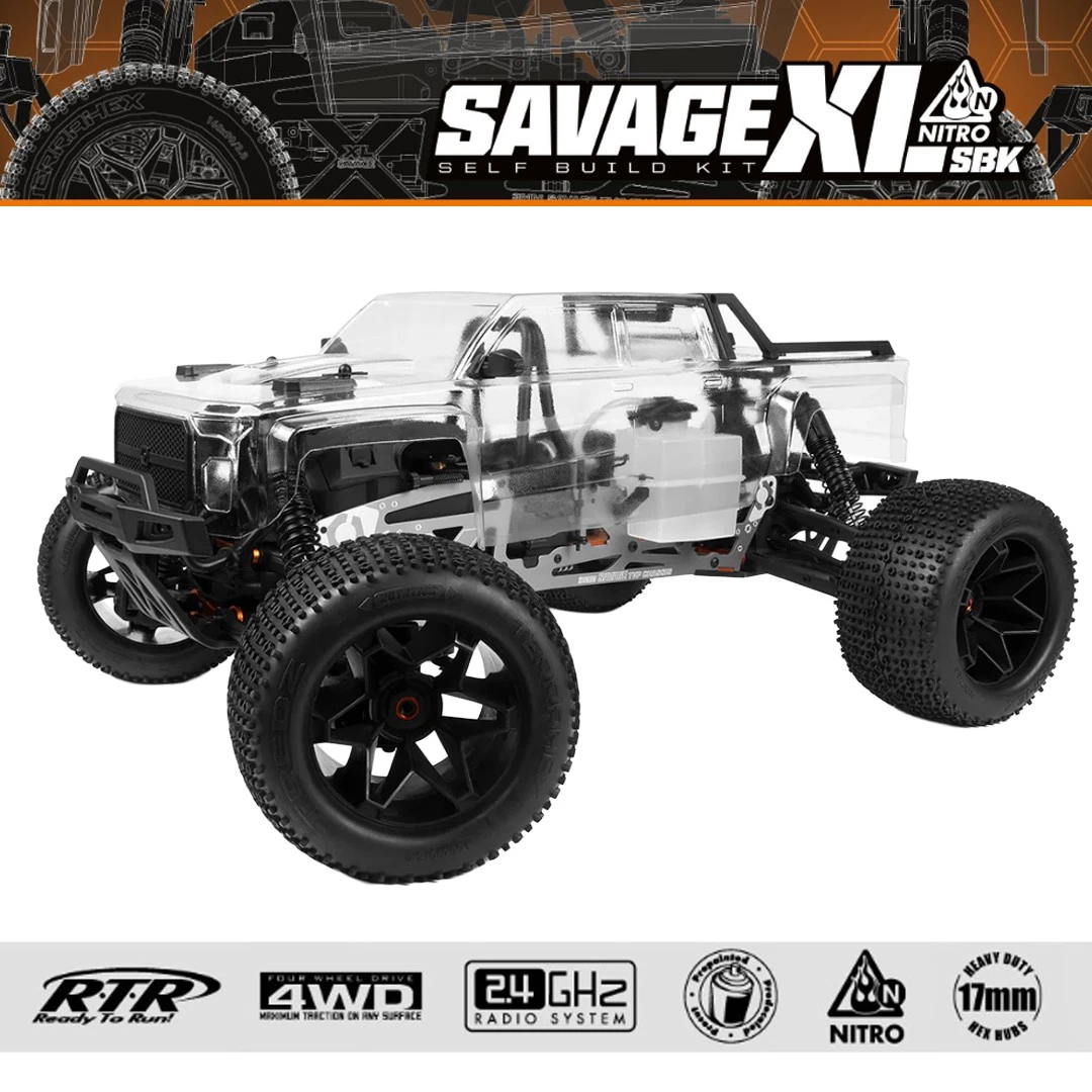 HPI Nitro & Glow Fuel Hobby RC Car, Truck & Motorcycle Monster