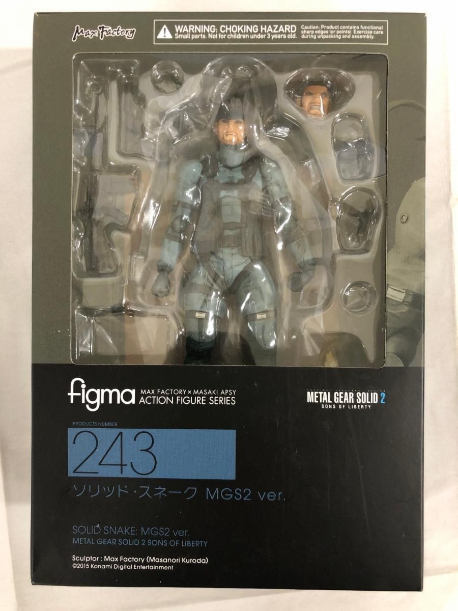 Metal Gear Solid 2 Snake MGS2 Ver. figma Action Figure Series No