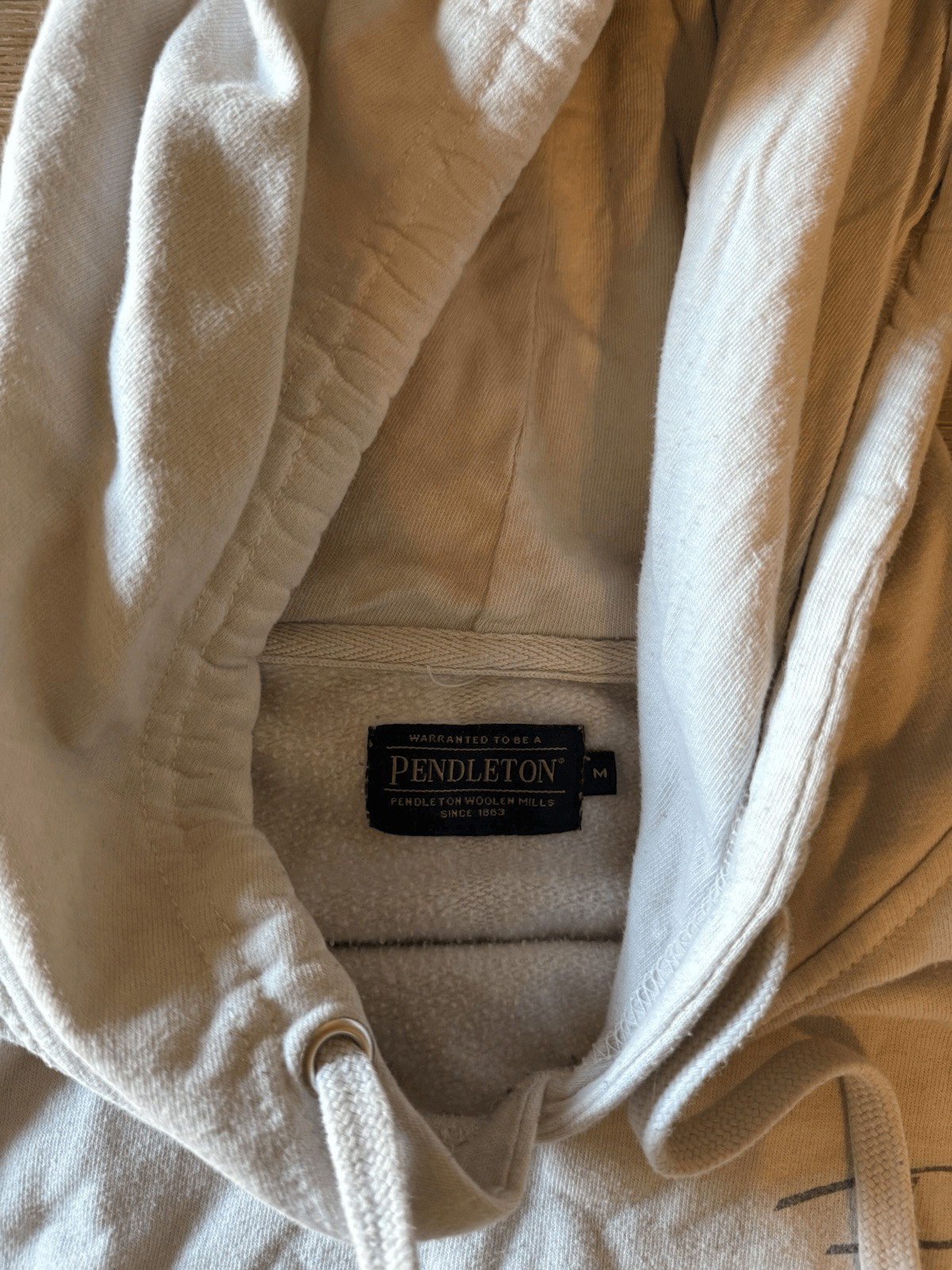 Pendleton Mens White Graphic Pullover Sweatshirt … - image 3