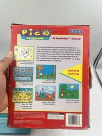 SEGA Pico "The Berenstain Bears A School Day" Storyware Game Complete In Box