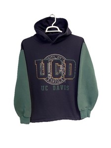 Veste Coupe-vent Vintage UC Davis Aggies Pour Homme, Jaune Flashy Années 90 Y2K, Taille M, Par Gear For Sports